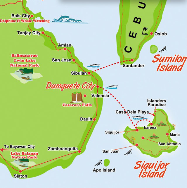 杜馬蓋地 (Dumaguete)地圖