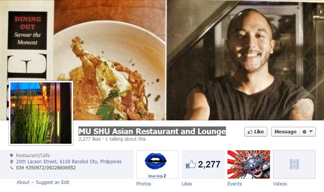 Mu Shu 亞洲餐廳臉書
